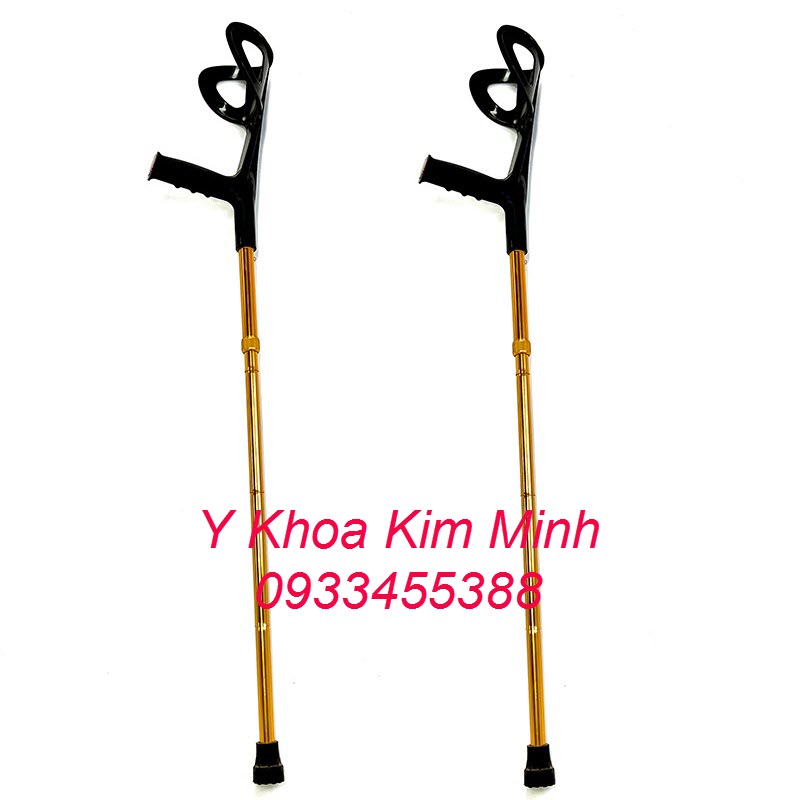 Nạng tập đi cho người bệnh tai biến có bệ tì tay