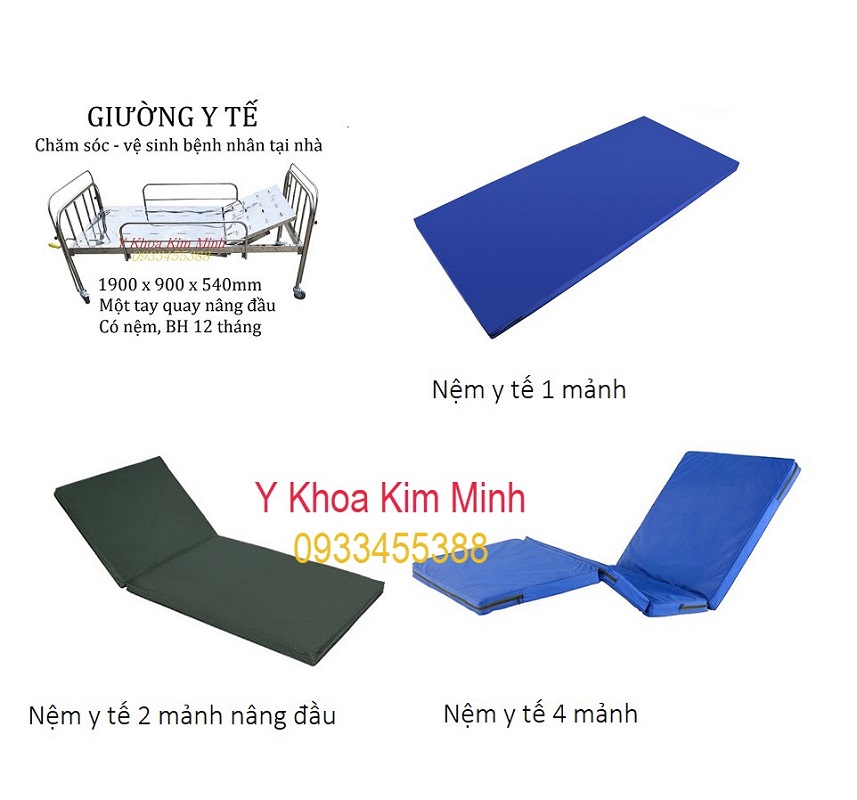 Bán nệm y tế dùng cho giường y tế inox tại Tp.HCM
