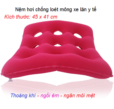 Nệm hơi lót xe lăn y tế chống loét mông - Y Khoa Kim Minh