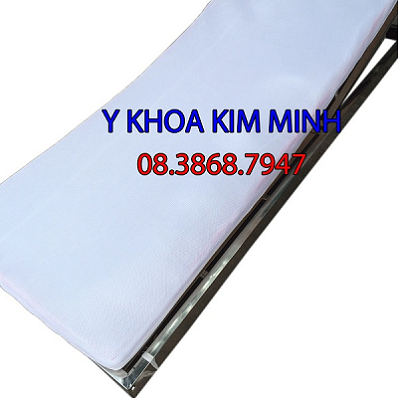 Thoáng khí, ngăn ẩm, thoát nước nhanh, khô nhanh - Y khoa Kim Minh Nệm lưới nằm ngăn lở loét lưng người bệnh 860 x 1950 x 40mm - Y khoa Kim Minh