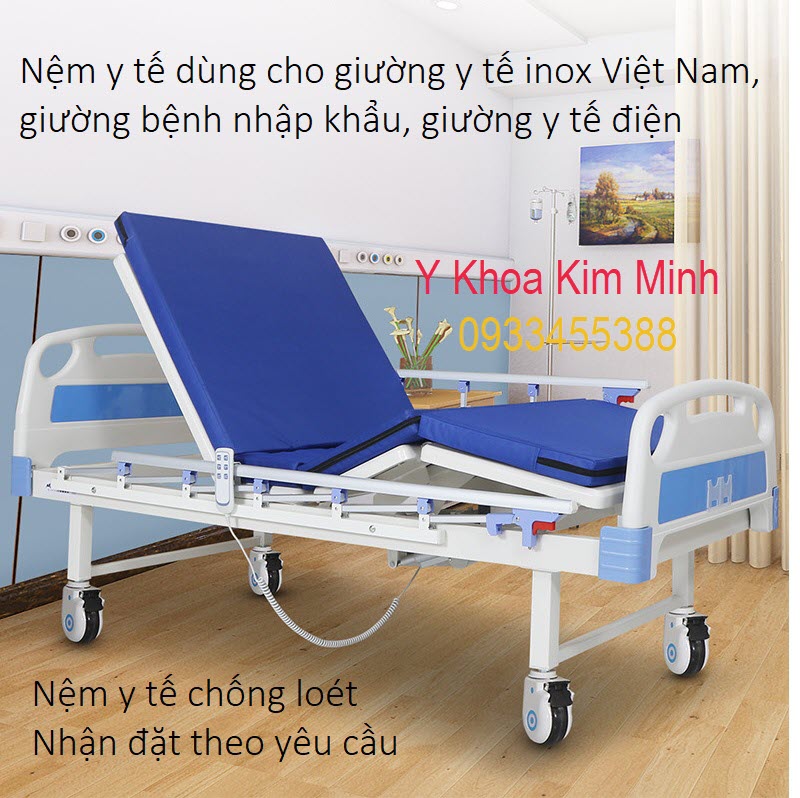 Nệm y tế chất lượng nằm không xẹp không thấm nước bán ở Y Khoa KIm Minh
