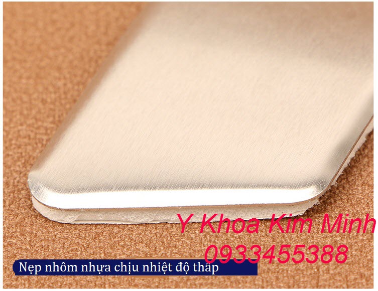 Nẹp sống mũi chất liệu nhôm nhựa polyme chịu nhiệt độ thấp