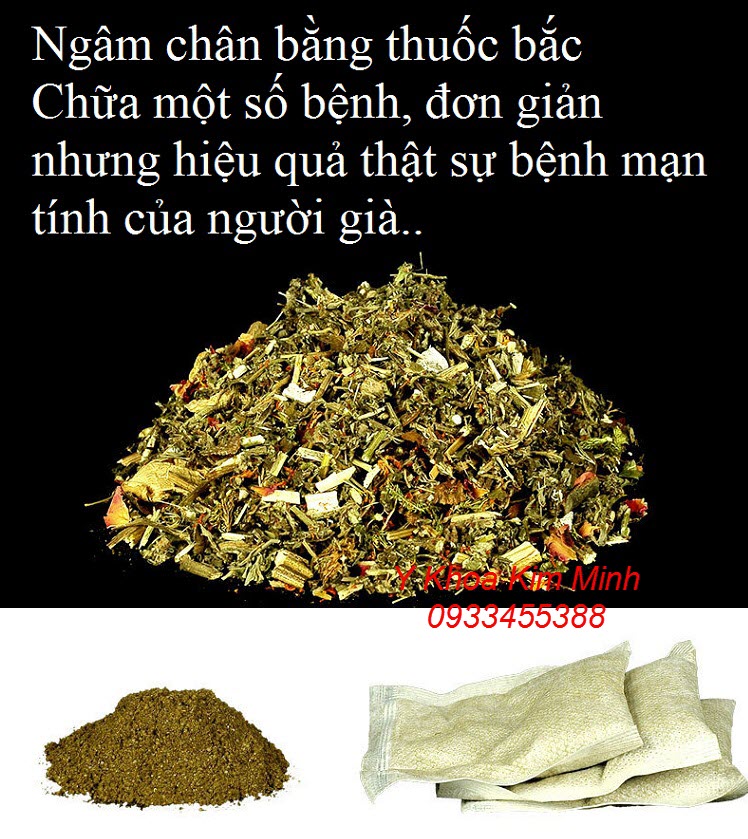 Bài thuốc ngâm chân thuốc bắc 4 vị giúp hỗ trợ điều trị bệnh đau cơ xương khớp - Y khoa Kim Minh