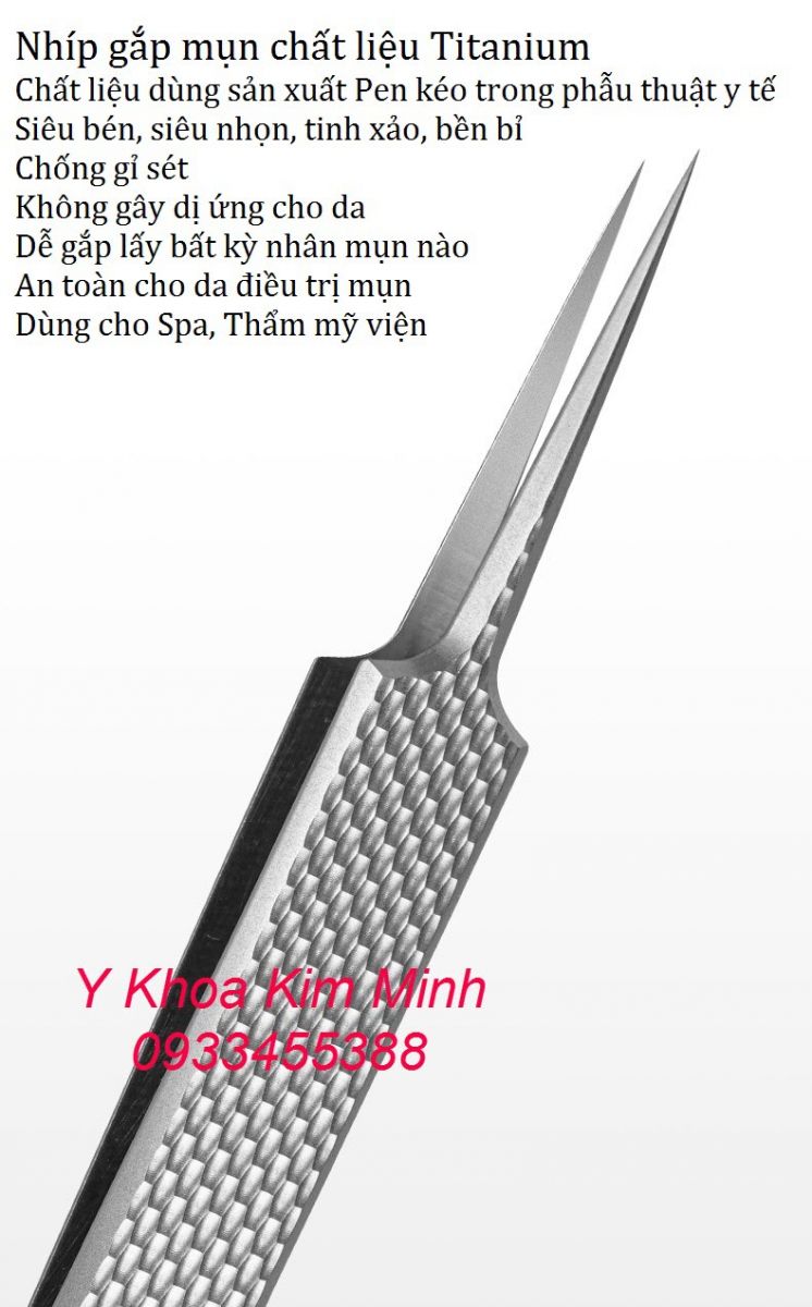 Địa chỉ bán nhíp gắp mụn chất liệu titanium