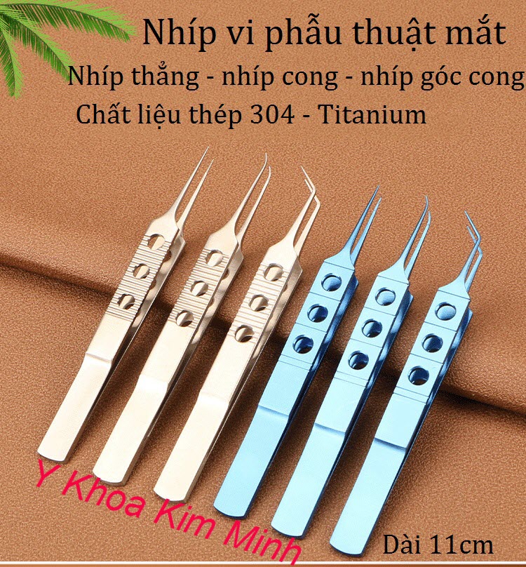 Nhíp vi phẫu thuật mắt bán ở Y Khoa Kim Minh