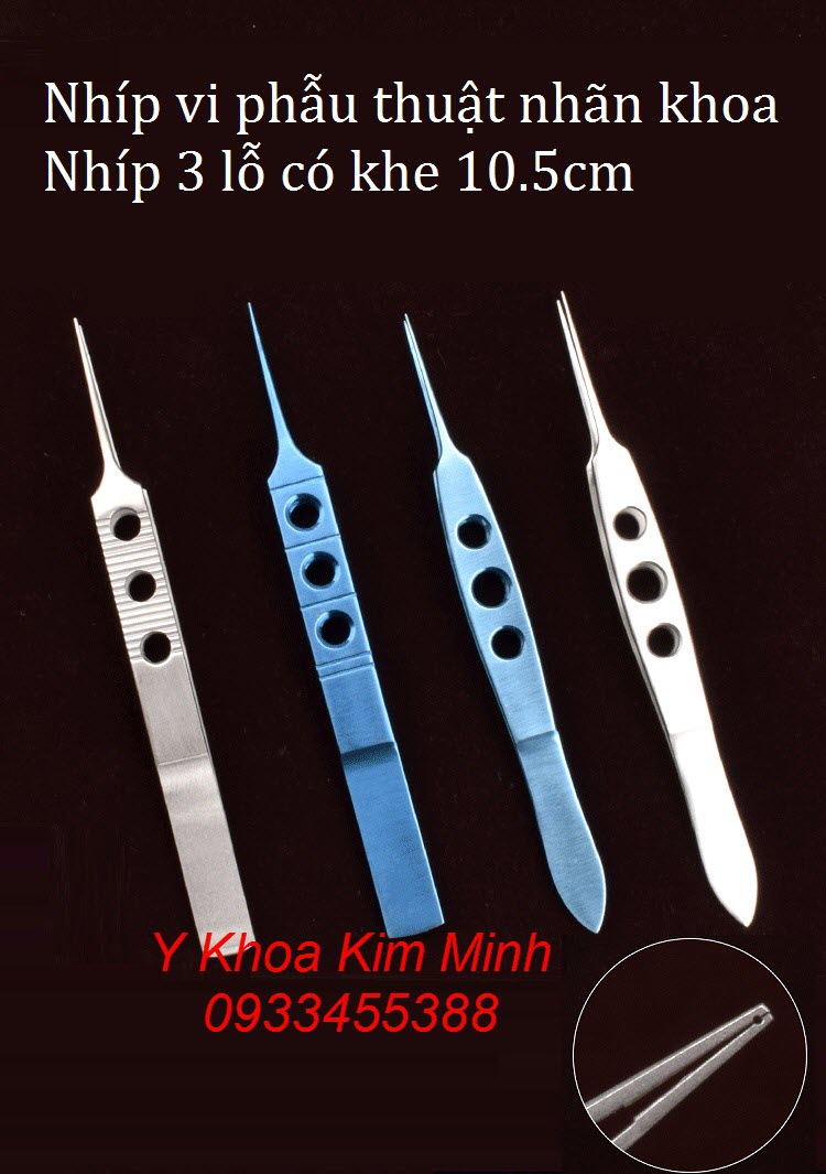 Nhíp vi phẫu thuật nhãn khoa 10.5cm 0.3mm