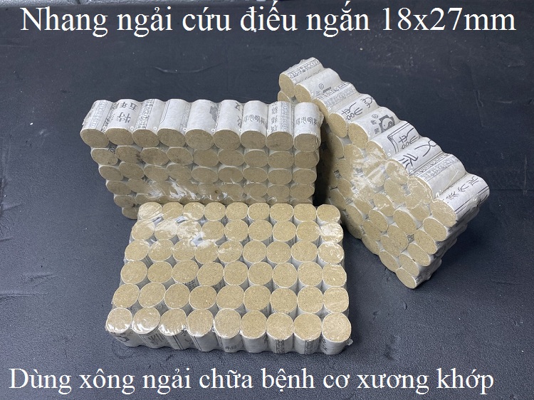 Nhang ngải cứu điếu ngắn chất lượng cao quy cách 18x27mm, 54 cây/bịch - Y Khoa Kim Minh