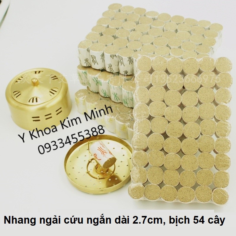 Nhang ngải cứu ngắn dùng cho đai xông ngải cứu