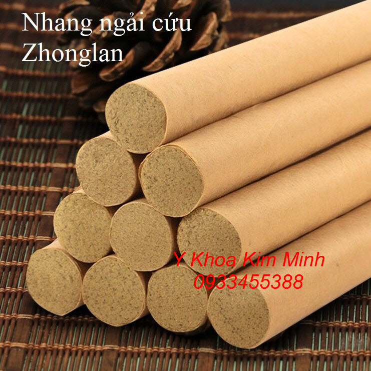 Nhang ngải cứu Zhonglan chất lượng hàng đầu, giúp giảm bệnh nhanh hơn - Y Khoa Kim Minh Nhang ngải cứu xông huyệt đạo bán tại Y Khoa Kim Minh chất lượng hàng đầu