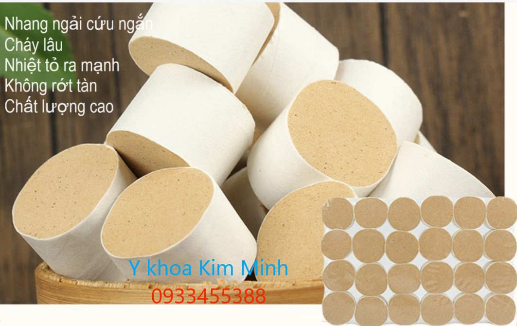 Nhang ngải cứu điếu ngắn cháy lâu không rớt tàn bán ở Kim Minh