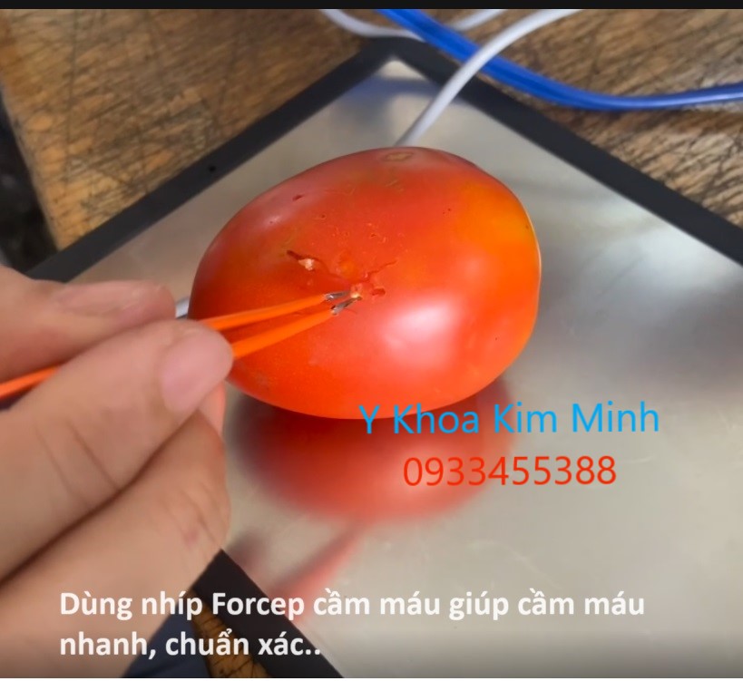 Nhíp cầm máu của máy cắt đốt lưỡng cực Muke 100W