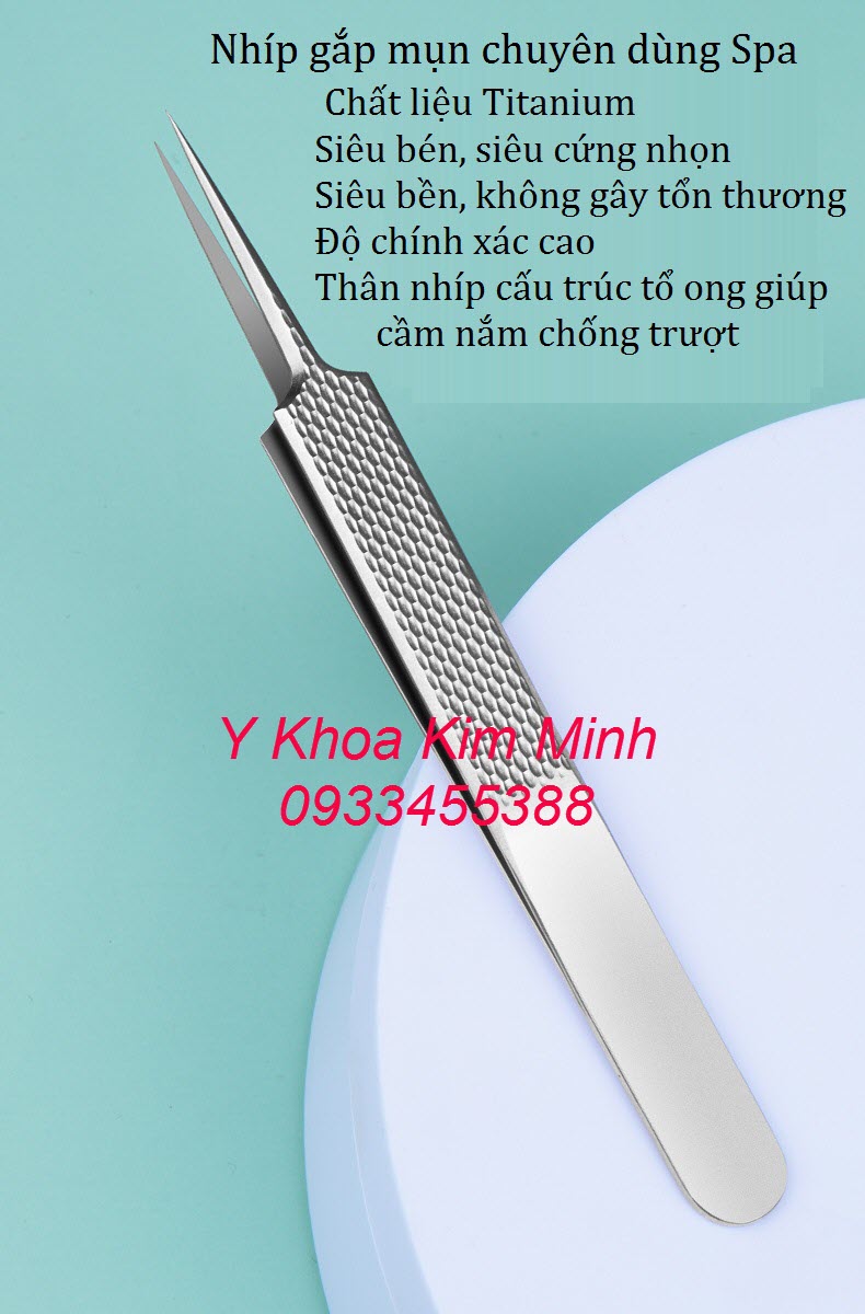 Nhíp gắp mụn chuyên nghiệp dùng cho spa và thẩm mỹ viện
