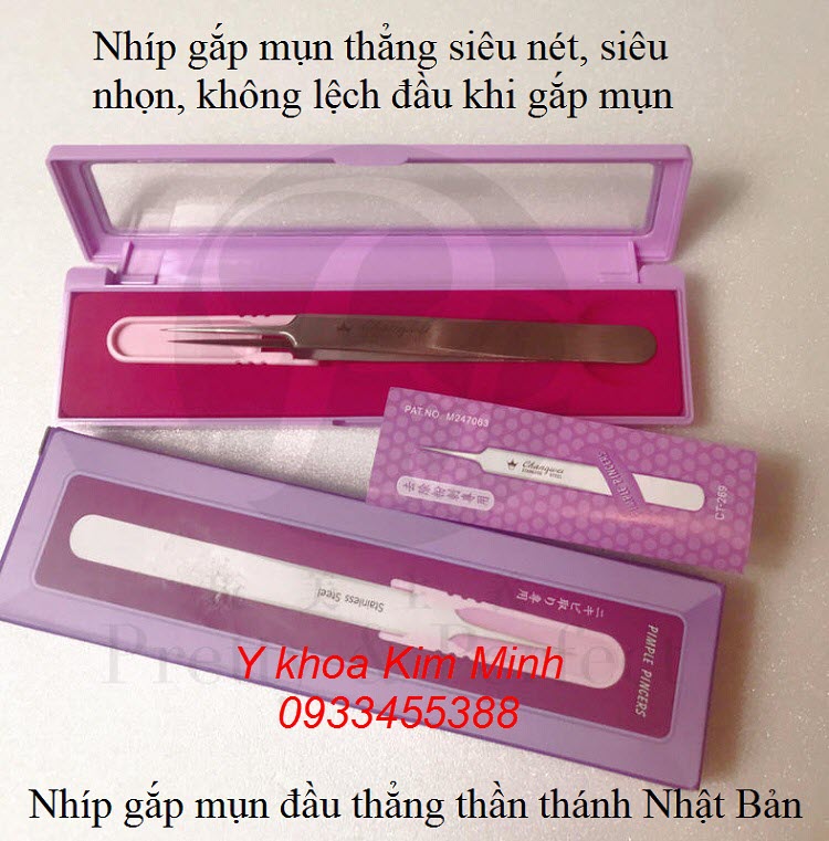 Nhíp gắp mụn thần thánh Nhật Bản: lấy mụn không đau, không gây tổn thương da, không ửng đỏ mặt - Y khoa Kim Minh