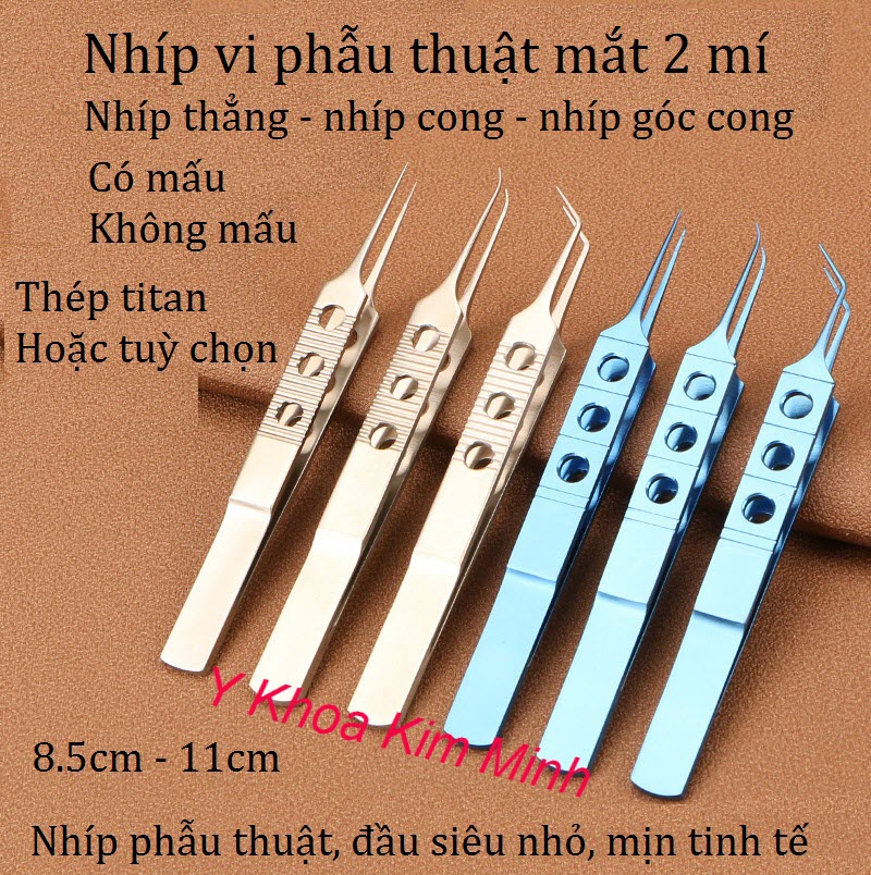 Nhíp vi phẫu thuật nhãn khoa 11cm