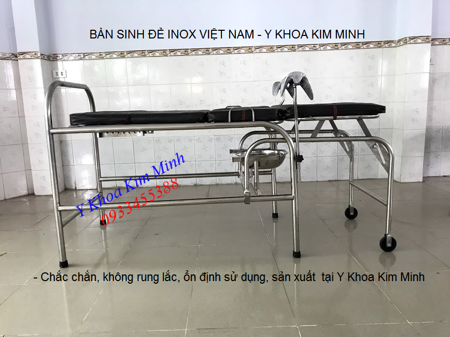 Noi ban ban sinh de inox y te cho phong kham benh vien tai Tp Ho Chi Minh - Y khoa Kim Minh