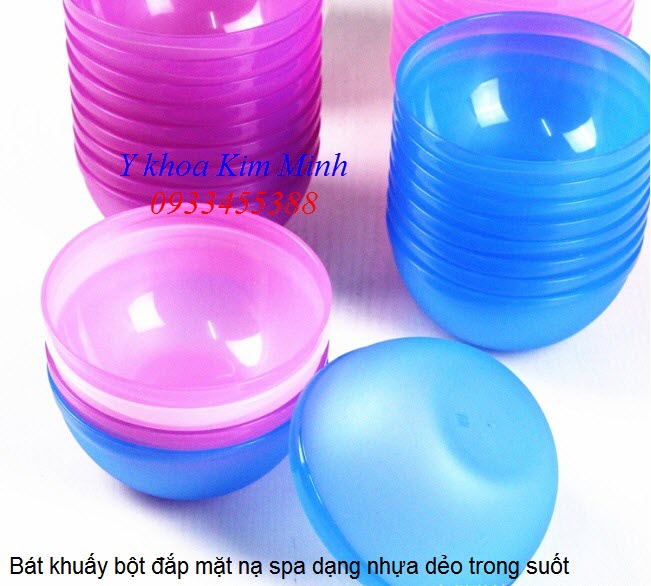 Bát nhựa dẻo dùng để khuấy bột đắp mặt nạ dưỡng da - Y khoa Kim Minh Bán bát khuấy bột mặt nạ đắp dưỡng da tại spa - Y Khoa Kim Minh 0933455388