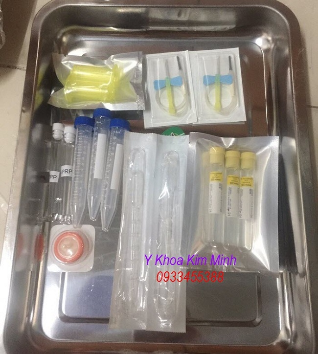 Bộ kit 7 món tách huyết tương giàu tiểu cầu PRP - Y Khoa Kim Minh Nơi bán bột KIT tách tiểu cầu PRP dùng điều trị sẹo, trẻ hoá da bằng máu tự thân - Y khoa Kim Minh