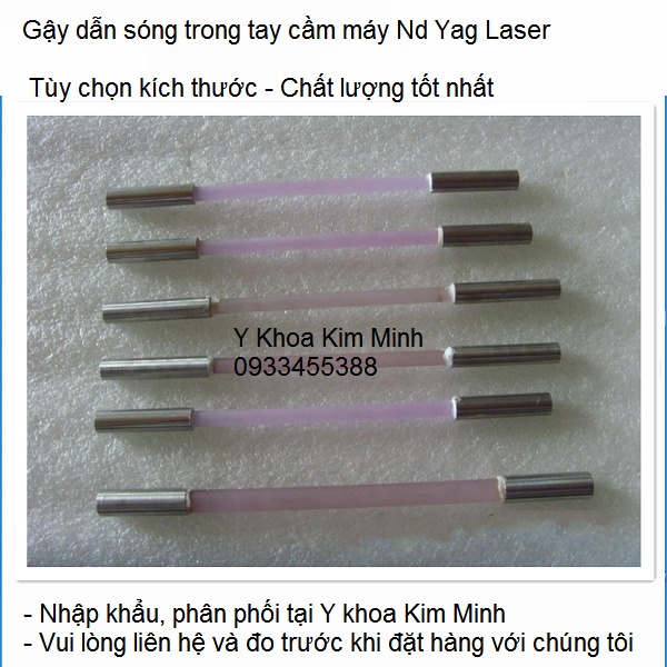 Tay cầm dẫn sóng máy laser yag - Y Khoa Kim Minh Nơi bán cây gậy dẫn sóng trong tay cầm máy laser yag xóa xăm bắn nám trẻ hóa da - Y Khoa Kim Minh 0933455388