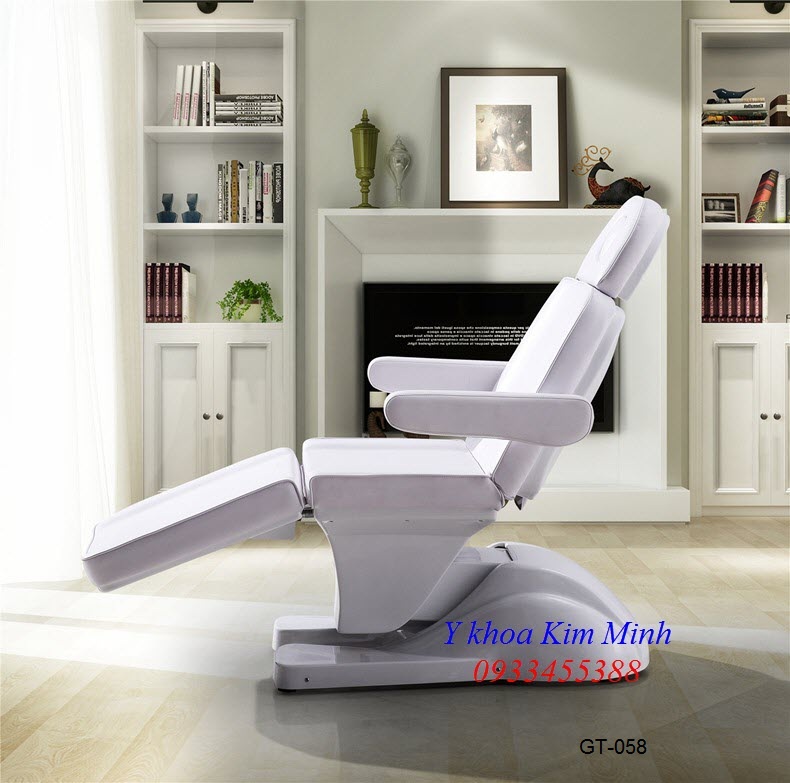 Nơi bán giường ghế thẩm mỹ chỉnh điện tự dùng cho ngành Spa - Y Khoa Kim Minh Noi ban giuong tham my spa chinh dien GT-058 - Y Khoa Kim Minh 0933455388