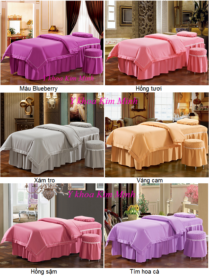 Dia chi ban grap trai giuong massage spa tham my tron bo 4 mon GP-02T - Y khoa Kim Minh