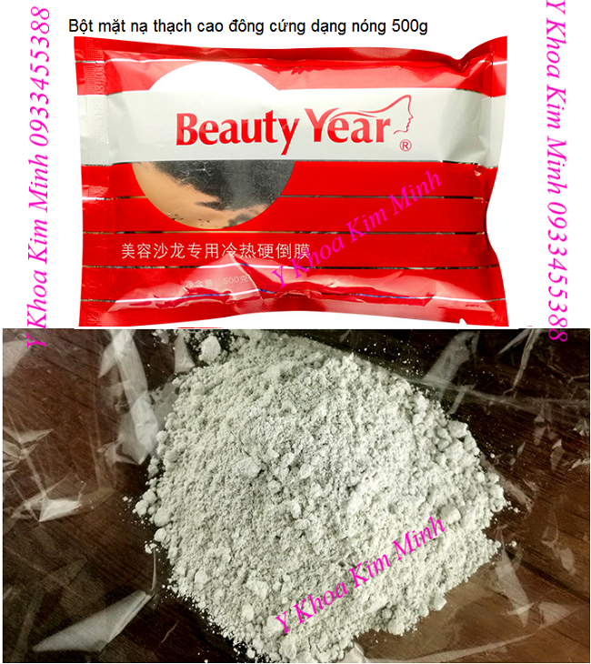 Hot Hard Mold Mask Powder, mat na thach cong dong cung lam trang min da nhanh - Y khoa Kim Minh