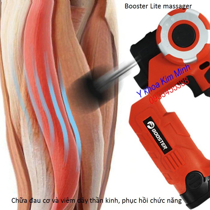 Giúp giải quyết tất cả các cơn đau cơ xương khớp và thần kinh - Y khoa Kim Minh Nơi bán máy massage booster 6 đầu - Y khoa Kim Minh