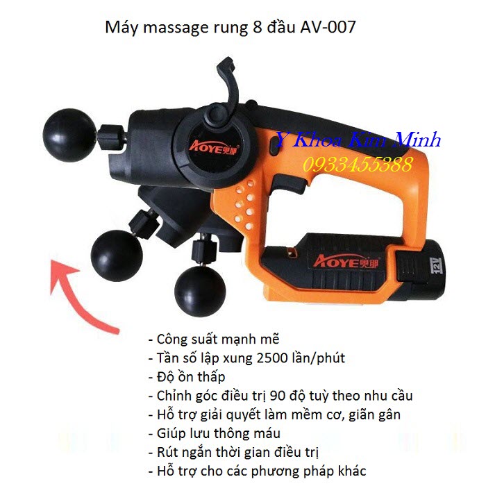 May mat xa chuyen dieu tri giam dau co khop 8 dau AV-007 - Y Khoa Kim Minh