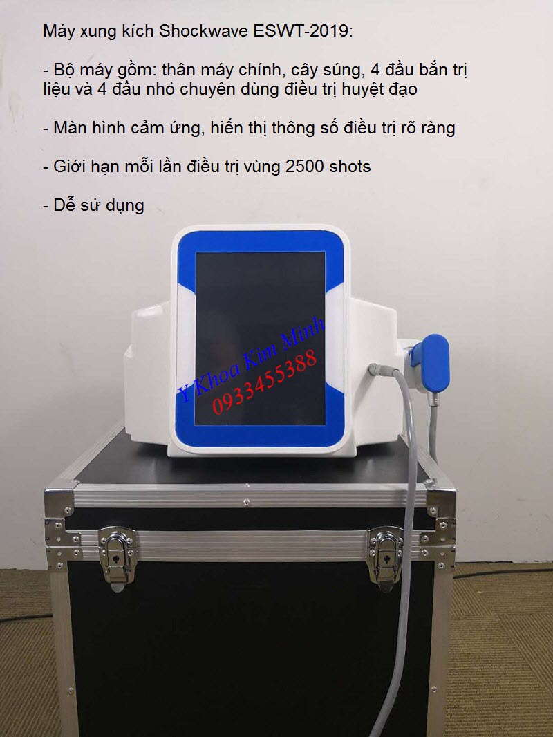 Noi ban may xung kich tri lieu co xuong khop va than kinh Shockwave ESWT-2019 - Y Khoa Kim Minh 0933455388