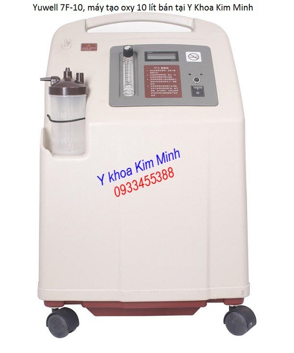 May tao oxy y te 10 lít Yuwell 7F-10 bán tại Tp Ho Chi Minh - Y Khoa Kim Minh