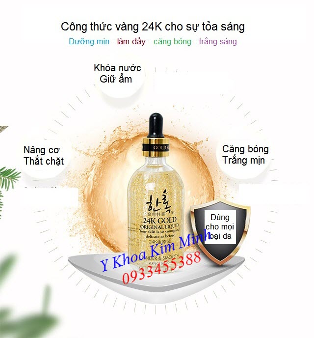 Noi ban serum vang peptide 24K tai Tp Ho Chi Minh - Y khoa Kim Minh 0933455388