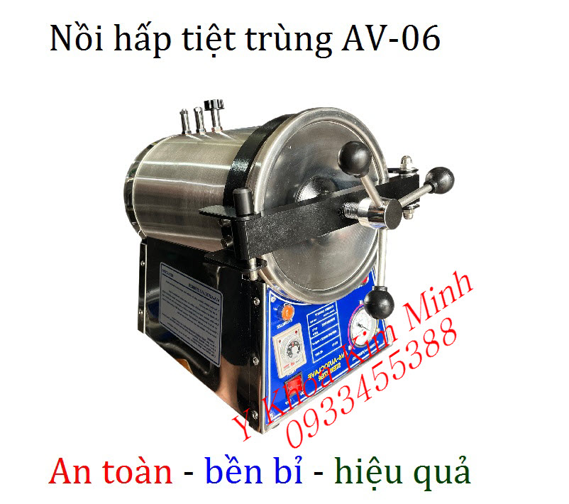 Nôi hấp tiệt trùng y tế 16 lít nằm ngang của Việt Nam