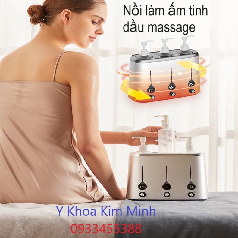 Nồi làm ấm tinh dầu dùng massage body