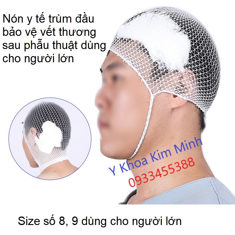 Nón lưới y tế size số 8, 9 dùng cho người lớn