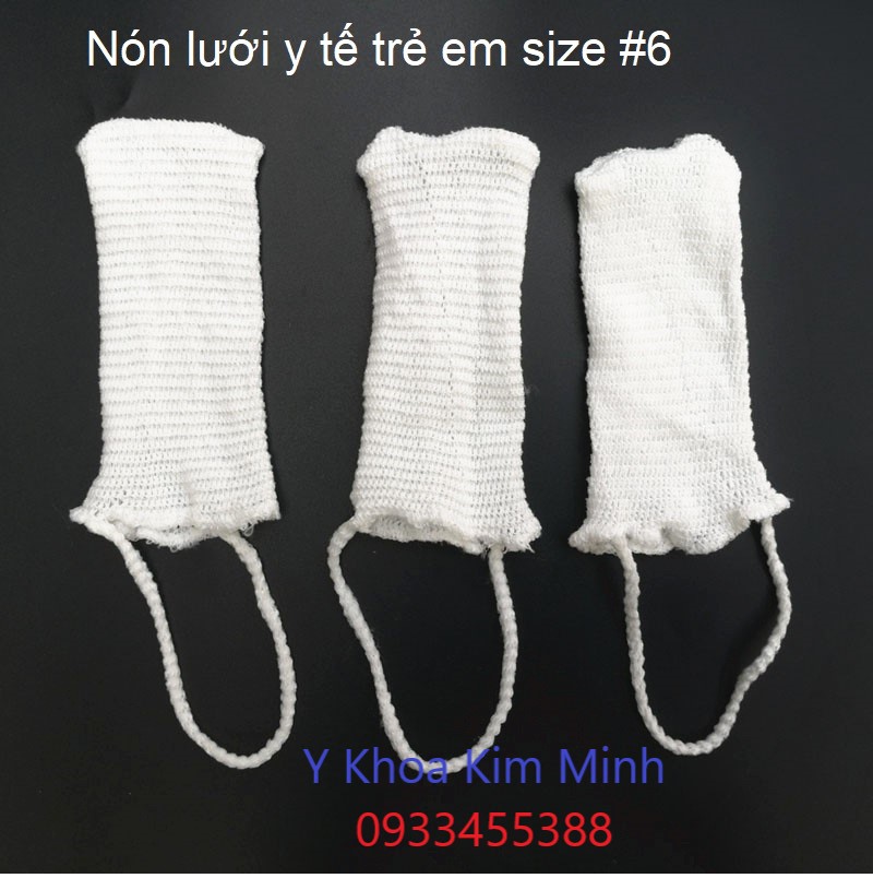 Nón lưới y tế dùng cho trẻ em size số 6