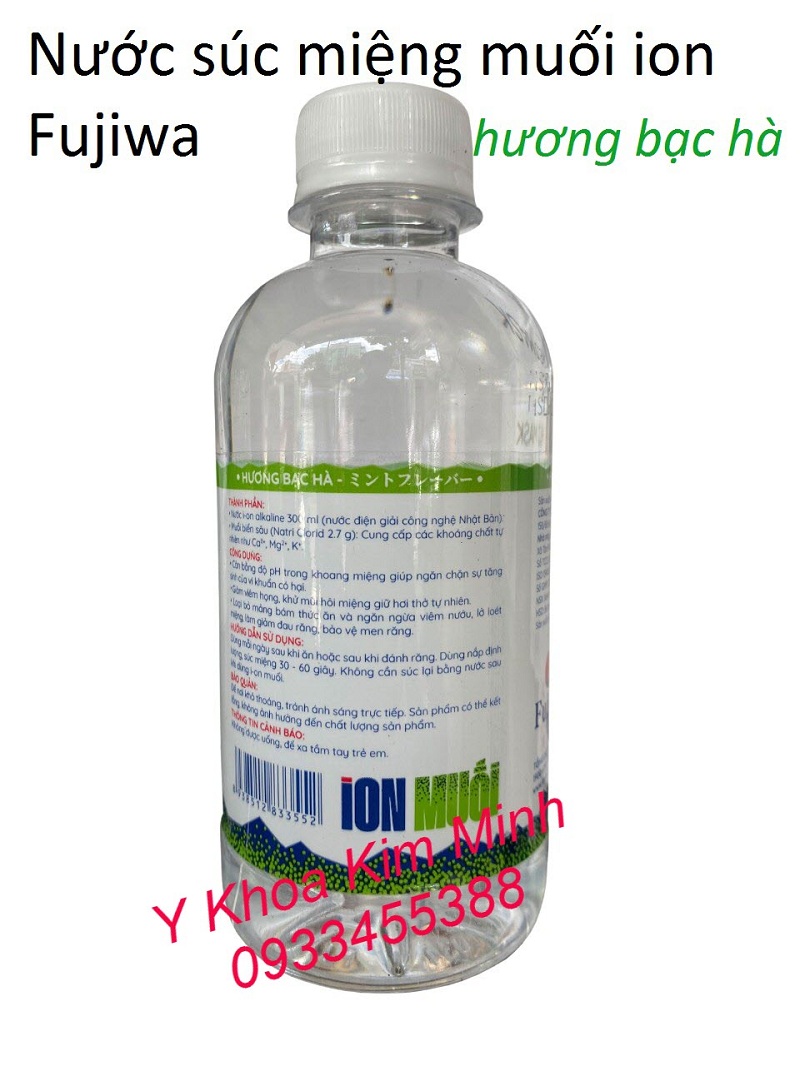 Bán nước muối súc miệng ion Fujiwa Nhật Bản giá sỉ