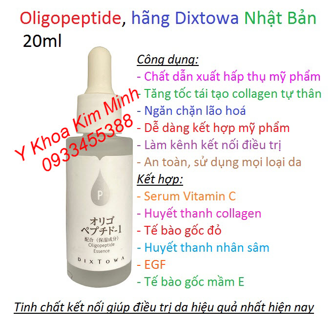 Tinh chất Oligopeptide Dixtowa Nhật Bản có công dụng gì để chăm sóc da hiệu quả?