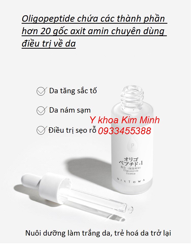 Oligopeptide Essence Nhật Bản chuyên dùng điều trị nám, sẹo rỗ, tái tạo da