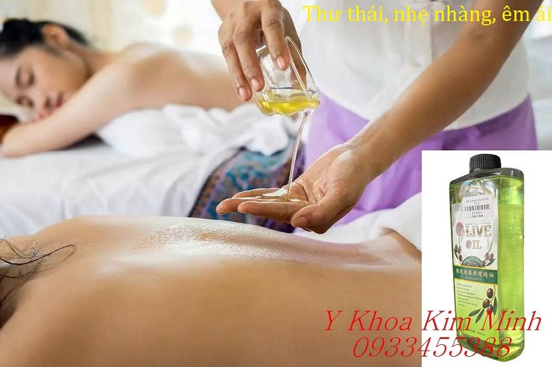 Tinh dầu olive massage body chai 1 lít