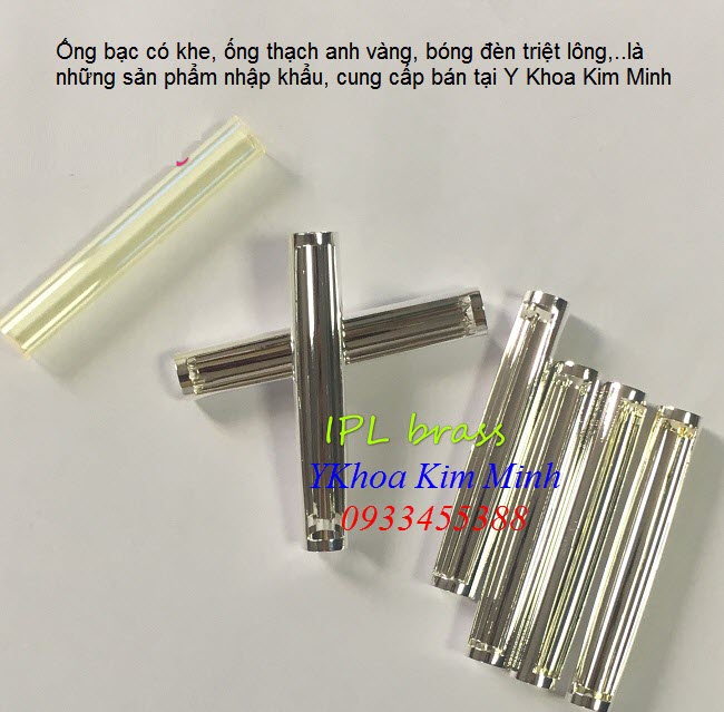 Ống bạc có khe tập trung sáng trong tay cầm máy triệt lông Elight OPT - Y Khoa Kim Minh 0933455388