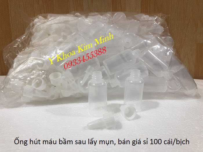 Ống nhựa hút mụn, hút máu bầm sau nặn mụn dùng cho spa - Y Khoa Kim Minh