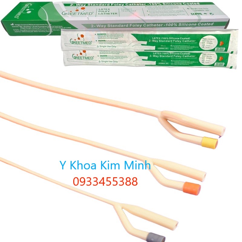 Dây thông tiểu foley catheter 2 nhánh bán giá sỉ ở Tp.HCM