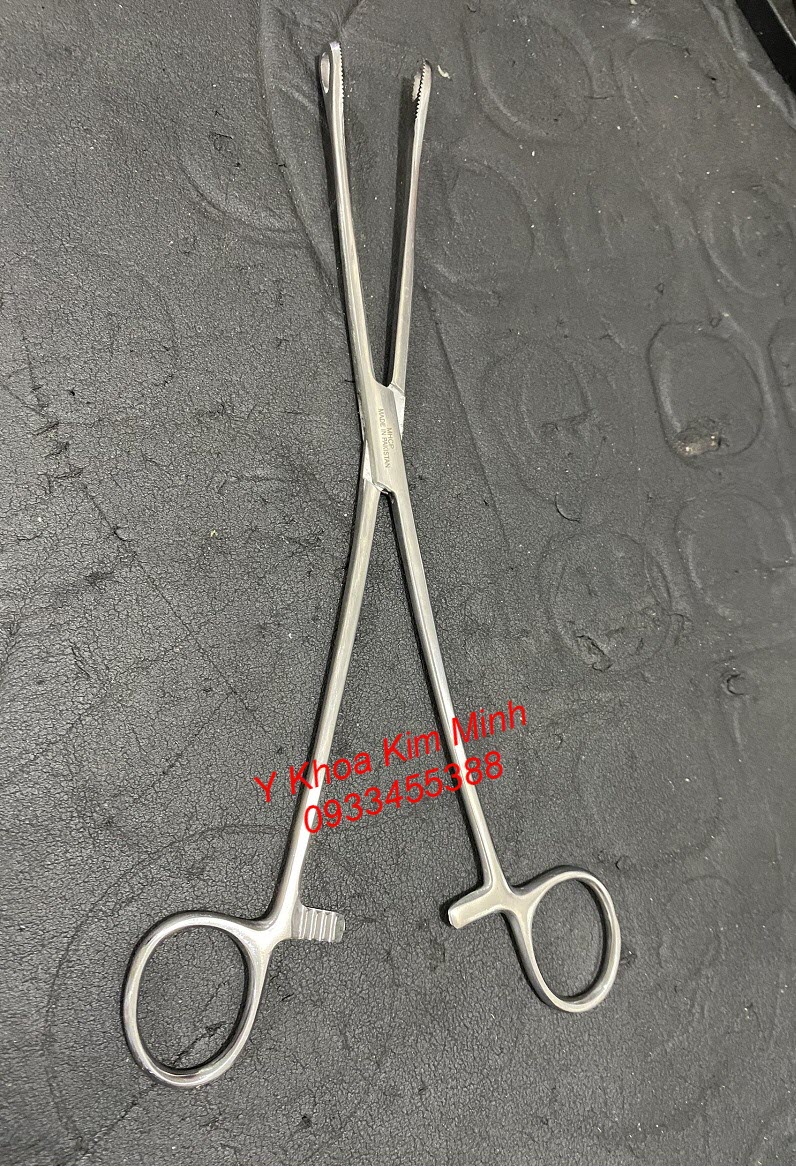 Panh y tế dài 25cm chuyên dùng gắp bông băng gạc phẫu thuật y tế