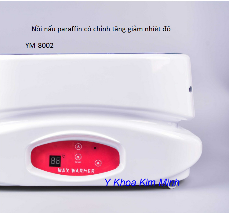 Đây là nồi nấu sáp paraffin dung tích lớn đặt chân vào ngâm - Y Khoa Kim Minh Nồi nấu sáp paraffin có dung tích lớn YM-8002 - Y Khoa Kim Minh