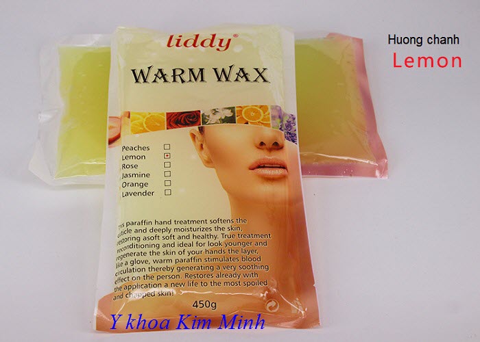 Paraffin ngam tay chan huong chanh - Y khoa Kim Minh