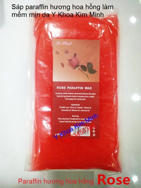 Paraffin ngam tay chan huong hoa hong 450g Y Khoa Kim Minh