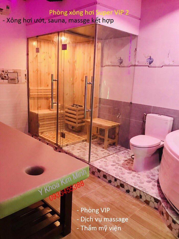 Thi cong lap dat phong xong hoi VIP dung cho dich vu xong hoi va tham my vien - Y khoa Kim Minh