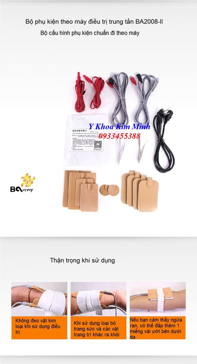 Phụ kiện máy trung tần BA2008-II bán tại Y Khoa Kim Minh Tp. Hồ Chí Minh 0933455388