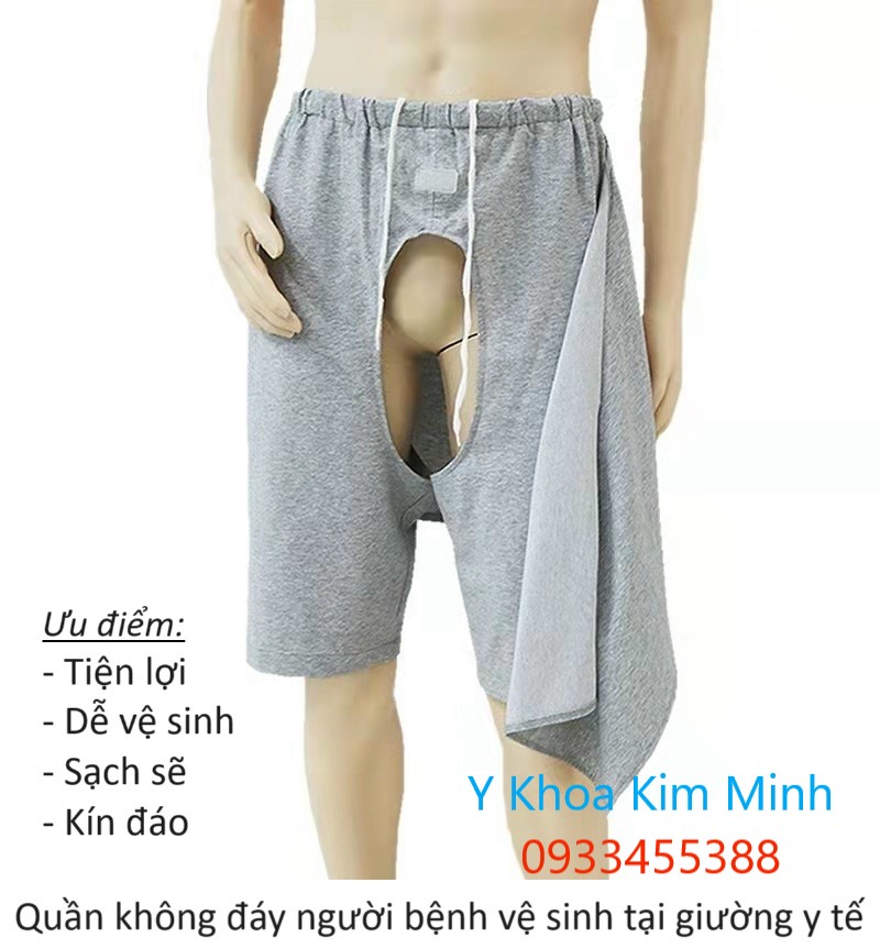 Quần không đáy bệnh nhân vệ sinh tại giường bán ở Y Khoa Kim Minh