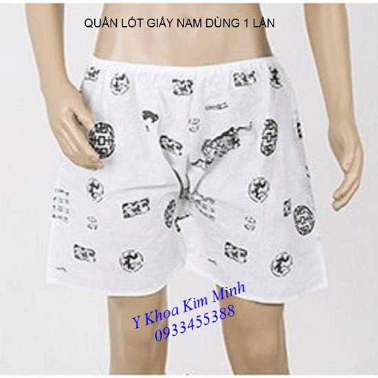 Quần lót giấy Nam dùng 1 lần bán tại Tp Hồ Chí Minh - Y khoa Kim Minh 0933455388