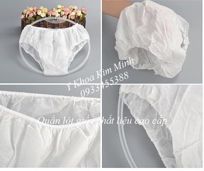 Quần lót  giấy tắm trắng Spa - Y Khoa Kim Minh